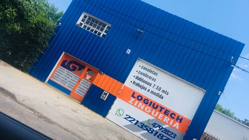 Zinguería logiutech canaletas hasta 7 mts